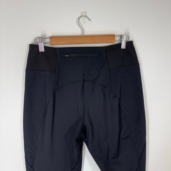 Athleta Peak Hybrid Fleece Pants Flare Lined | Black | SZ M - Picture 8 of 13